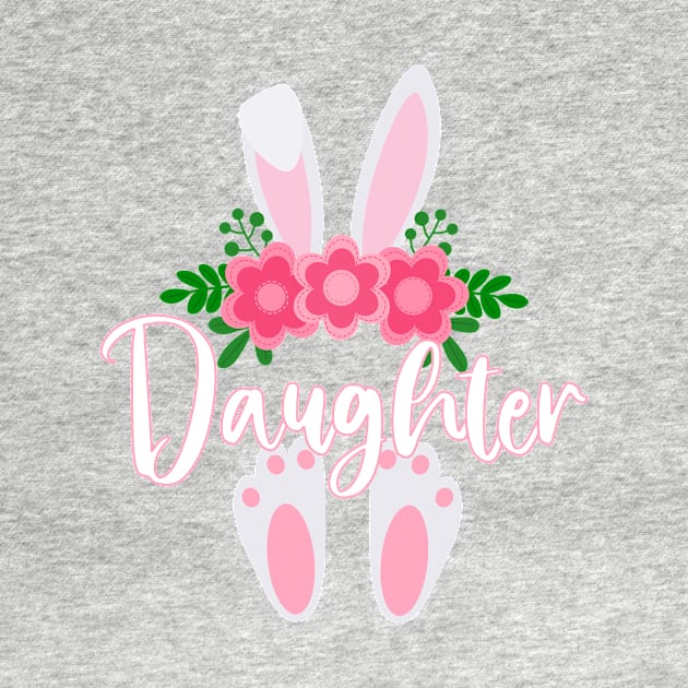 EASTER DAUGHTER BUNNY FOR HER - MATCHING EASTER SHIRTS FOR WHOLE FAMILY by KathyNoNoise